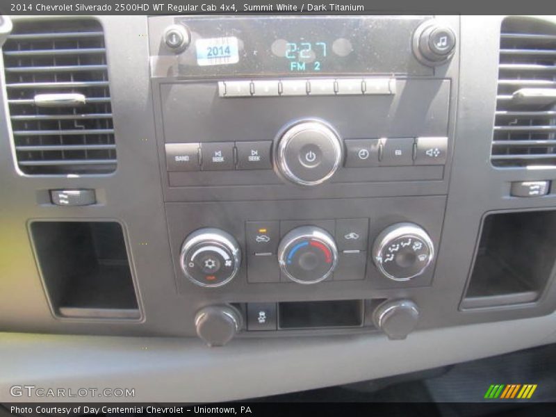 Summit White / Dark Titanium 2014 Chevrolet Silverado 2500HD WT Regular Cab 4x4
