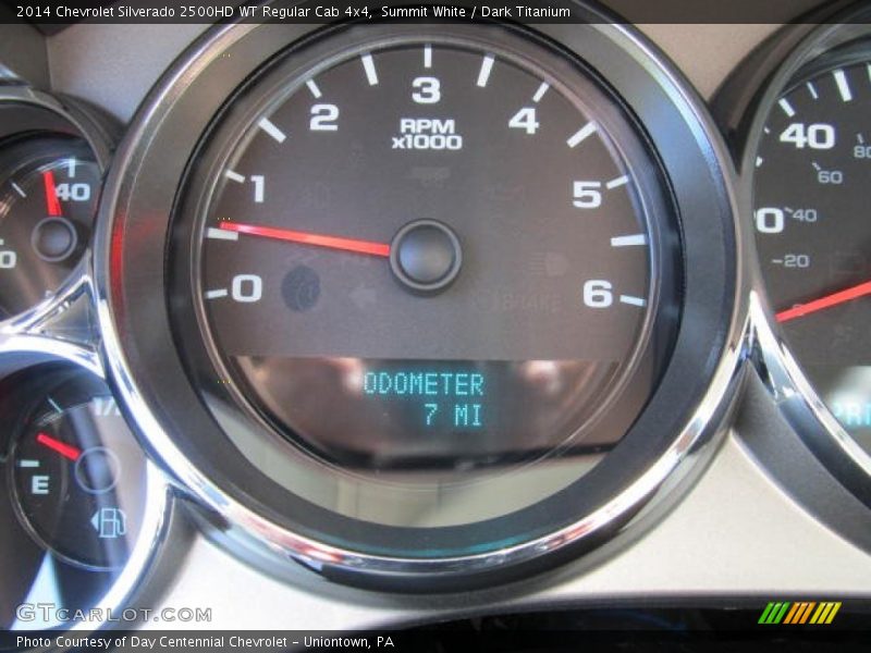 Summit White / Dark Titanium 2014 Chevrolet Silverado 2500HD WT Regular Cab 4x4