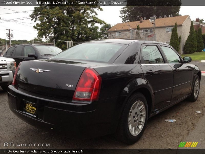 Brilliant Black Crystal Pearl / Dark Slate Gray/Light Graystone 2006 Chrysler 300