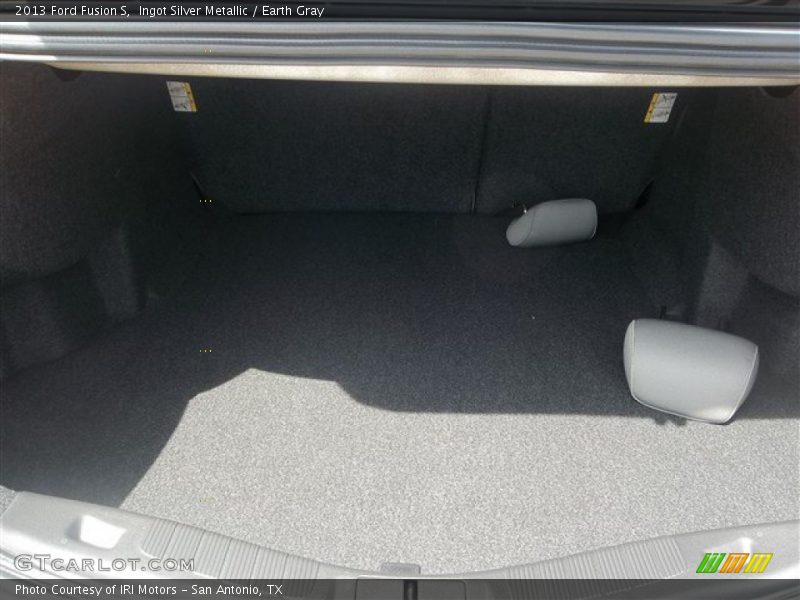 Ingot Silver Metallic / Earth Gray 2013 Ford Fusion S
