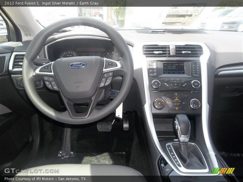 Ingot Silver Metallic / Earth Gray 2013 Ford Fusion S