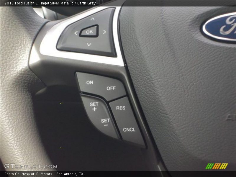 Ingot Silver Metallic / Earth Gray 2013 Ford Fusion S