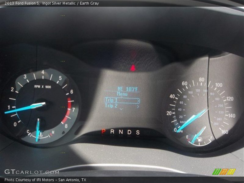 Ingot Silver Metallic / Earth Gray 2013 Ford Fusion S