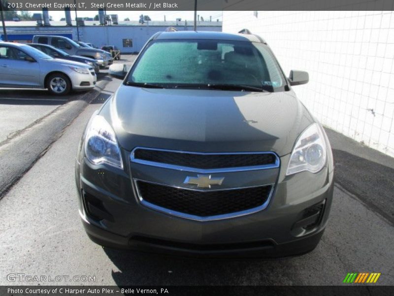 Steel Green Metallic / Jet Black 2013 Chevrolet Equinox LT