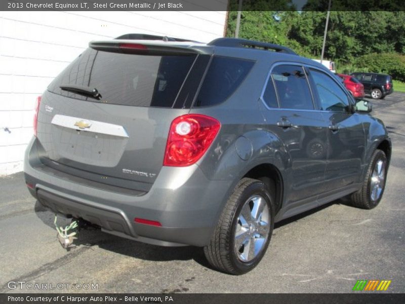 Steel Green Metallic / Jet Black 2013 Chevrolet Equinox LT