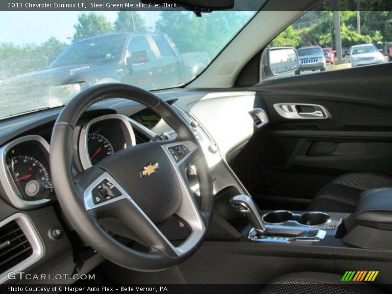 Steel Green Metallic / Jet Black 2013 Chevrolet Equinox LT