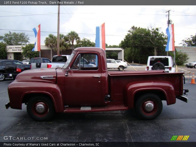  1953 F100 Pickup Truck Dark Red Metallic