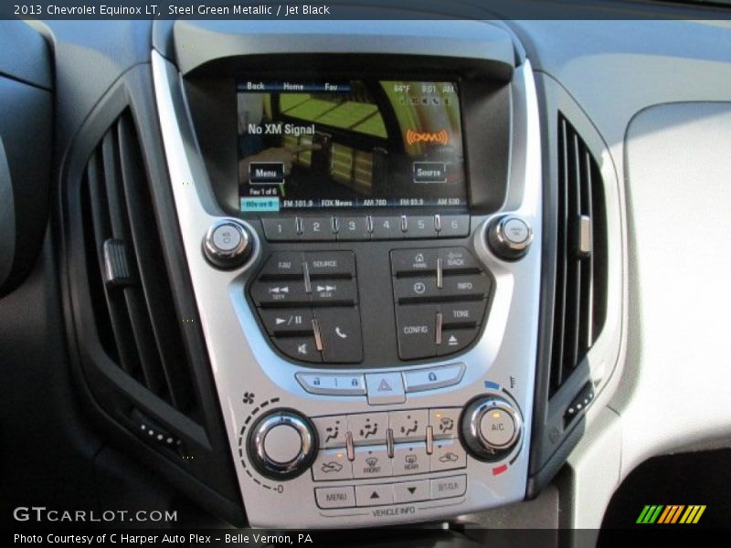 Steel Green Metallic / Jet Black 2013 Chevrolet Equinox LT