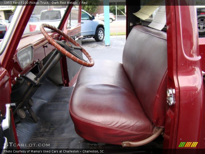 Front Seat of 1953 F100 Pickup Truck