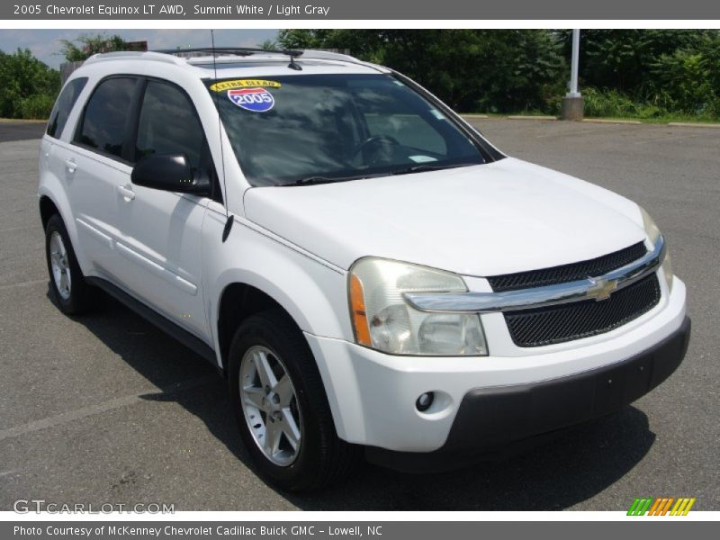 Summit White / Light Gray 2005 Chevrolet Equinox LT AWD