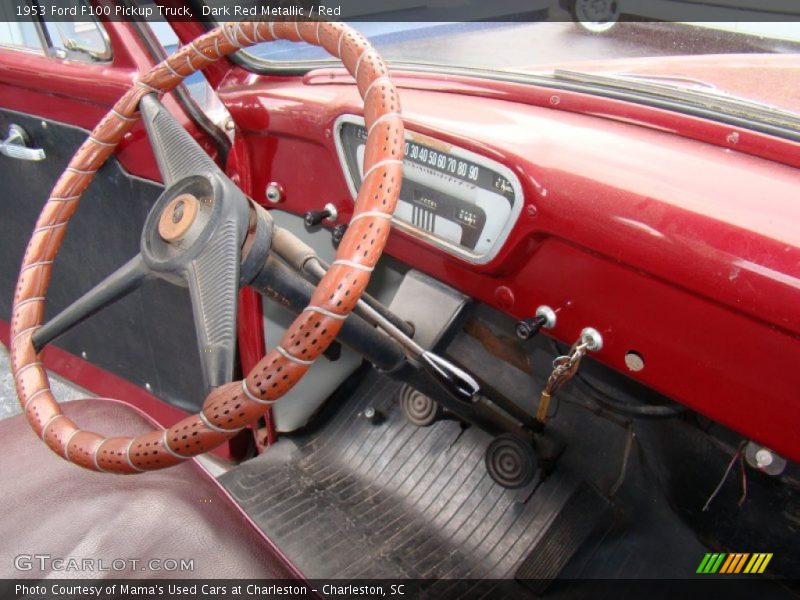 Dashboard of 1953 F100 Pickup Truck