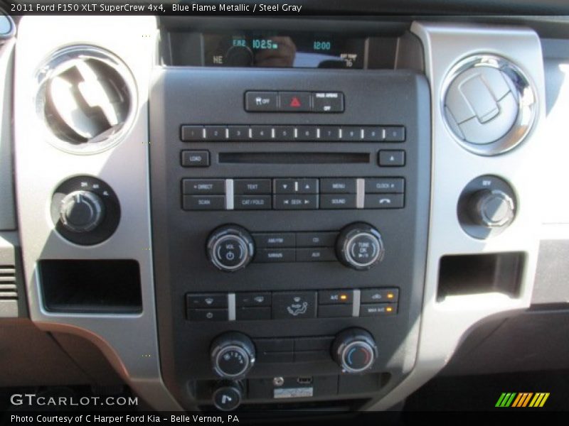 Blue Flame Metallic / Steel Gray 2011 Ford F150 XLT SuperCrew 4x4