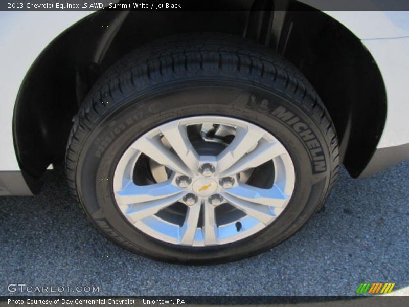 Summit White / Jet Black 2013 Chevrolet Equinox LS AWD