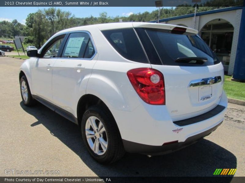 Summit White / Jet Black 2013 Chevrolet Equinox LS AWD