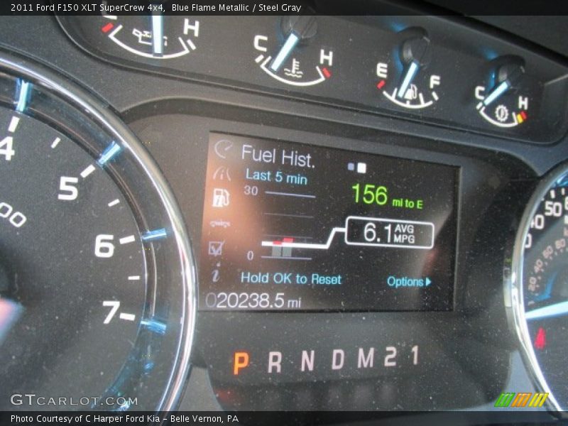 Blue Flame Metallic / Steel Gray 2011 Ford F150 XLT SuperCrew 4x4