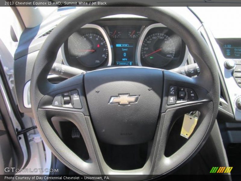 Summit White / Jet Black 2013 Chevrolet Equinox LS AWD