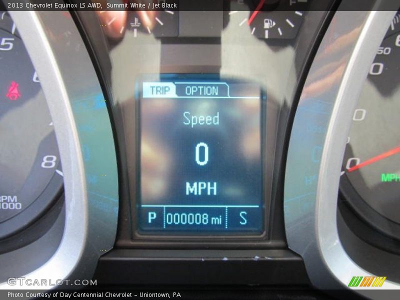 Summit White / Jet Black 2013 Chevrolet Equinox LS AWD