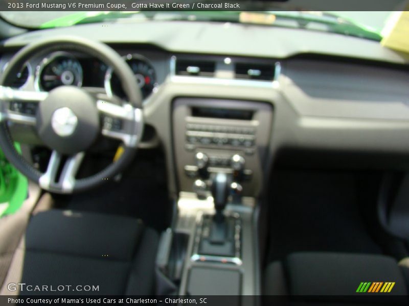 Gotta Have It Green / Charcoal Black 2013 Ford Mustang V6 Premium Coupe