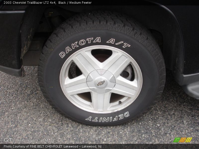 Black / Medium Pewter 2003 Chevrolet TrailBlazer LTZ 4x4