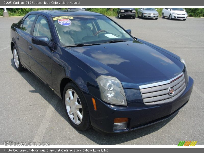 Blue Chip / Light Neutral 2005 Cadillac CTS Sedan