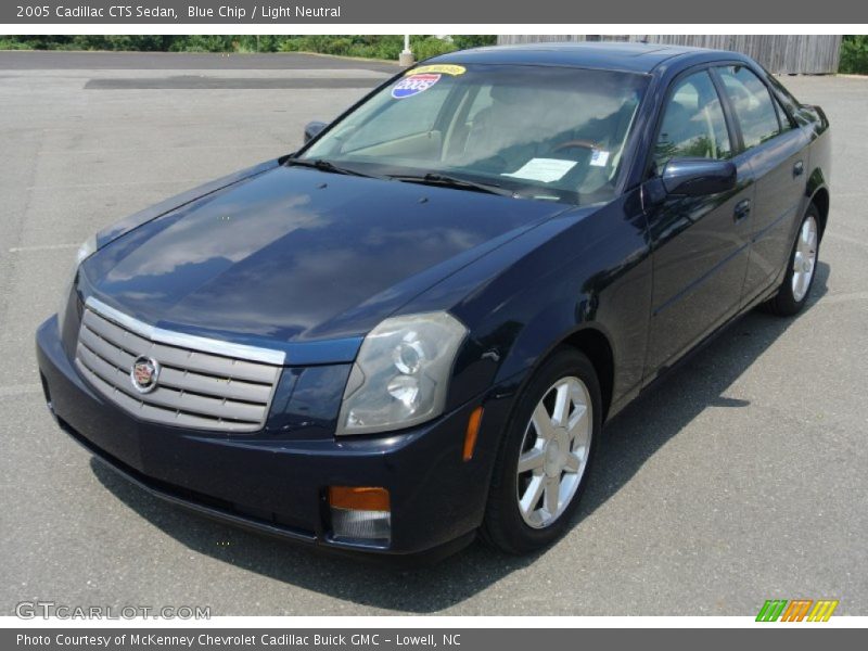 Blue Chip / Light Neutral 2005 Cadillac CTS Sedan