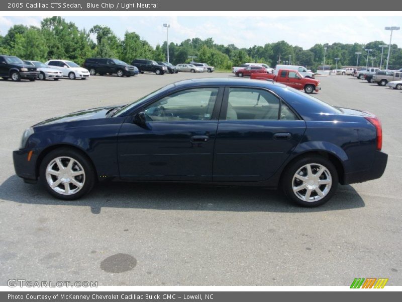 Blue Chip / Light Neutral 2005 Cadillac CTS Sedan