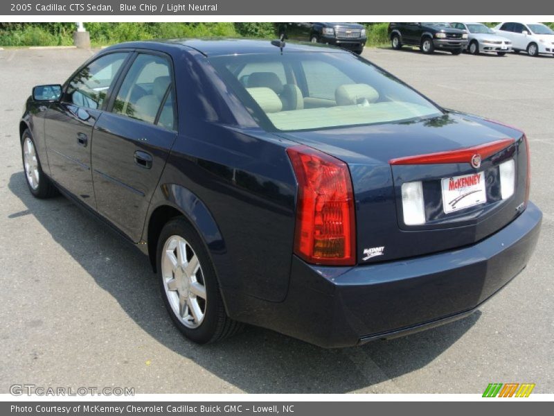 Blue Chip / Light Neutral 2005 Cadillac CTS Sedan