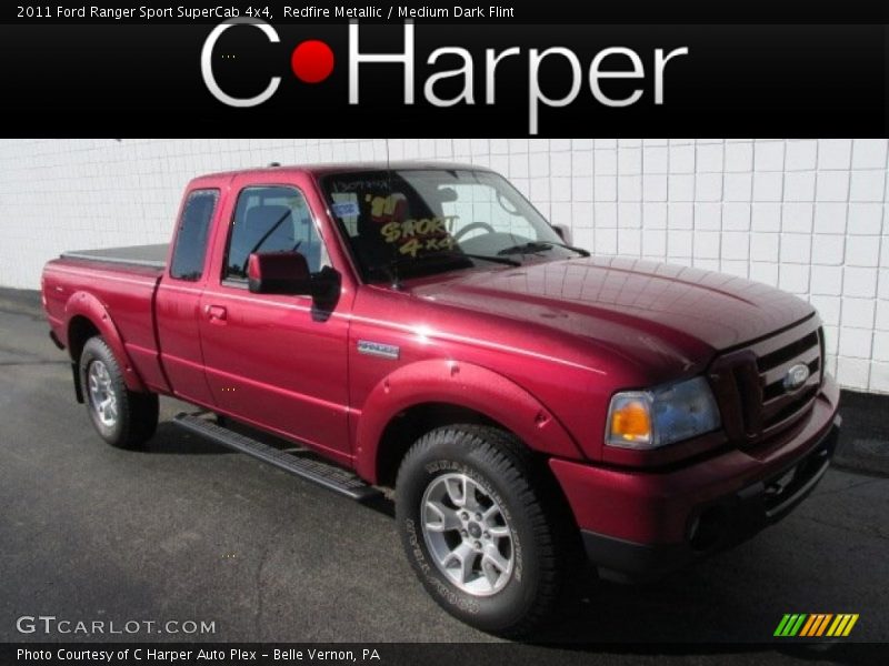 Redfire Metallic / Medium Dark Flint 2011 Ford Ranger Sport SuperCab 4x4