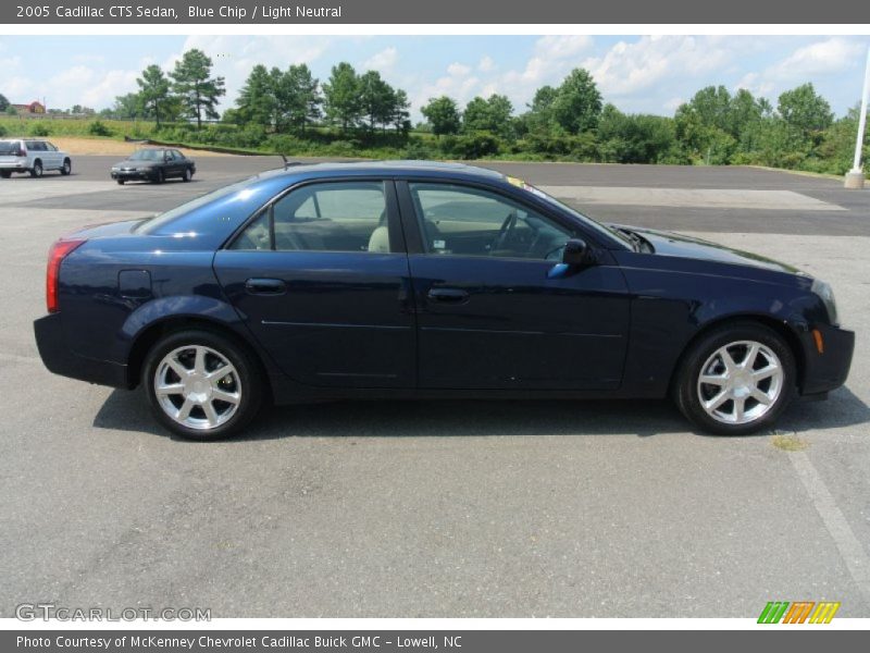 Blue Chip / Light Neutral 2005 Cadillac CTS Sedan