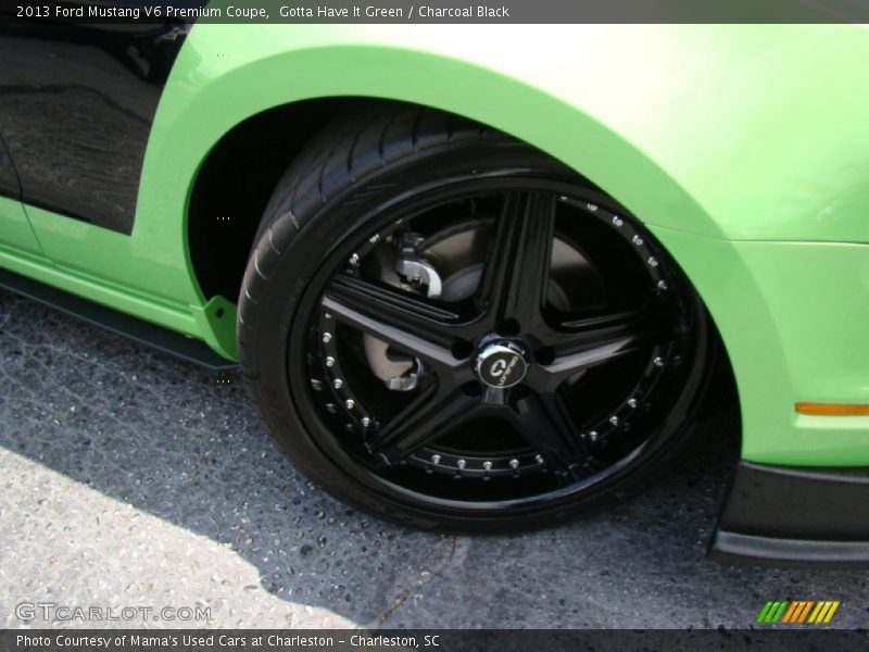Custom Wheels of 2013 Mustang V6 Premium Coupe