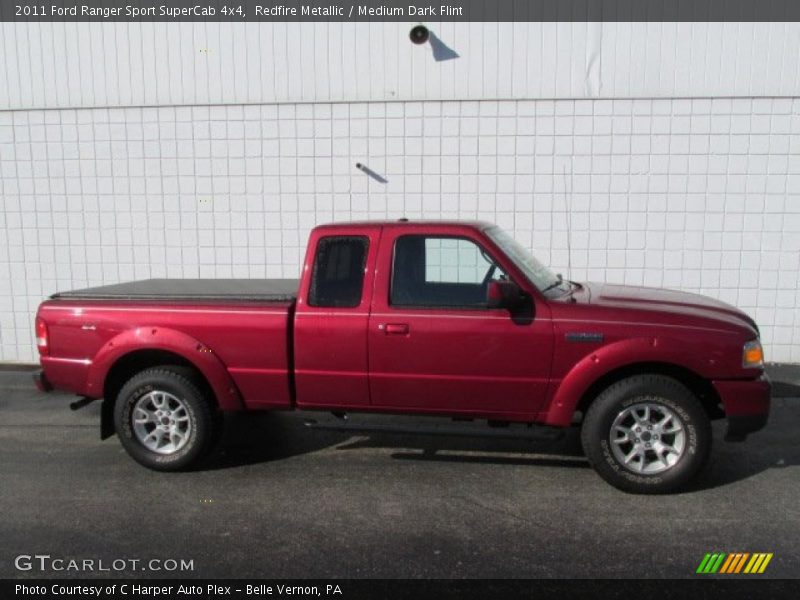 Redfire Metallic / Medium Dark Flint 2011 Ford Ranger Sport SuperCab 4x4