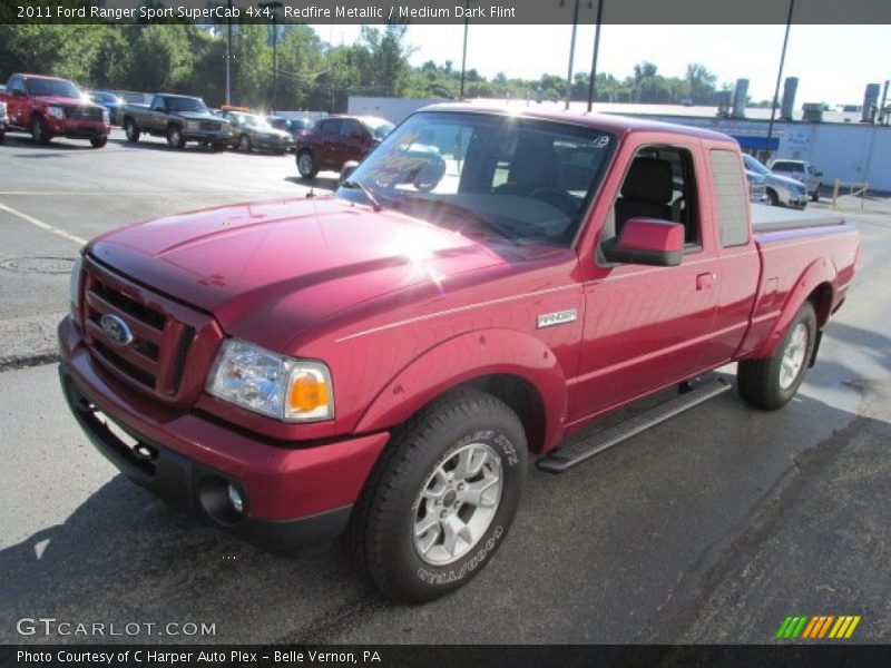 Redfire Metallic / Medium Dark Flint 2011 Ford Ranger Sport SuperCab 4x4