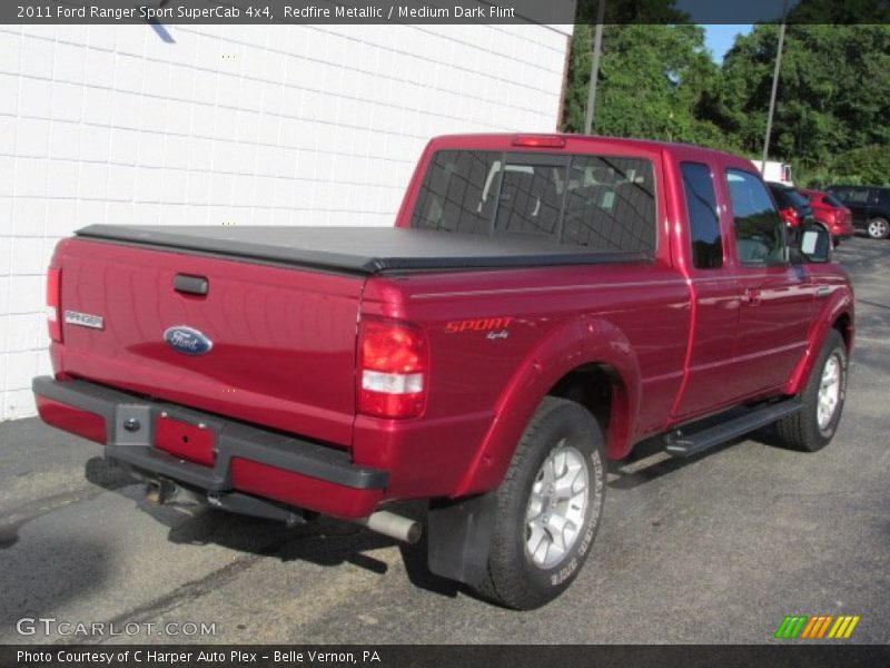 Redfire Metallic / Medium Dark Flint 2011 Ford Ranger Sport SuperCab 4x4