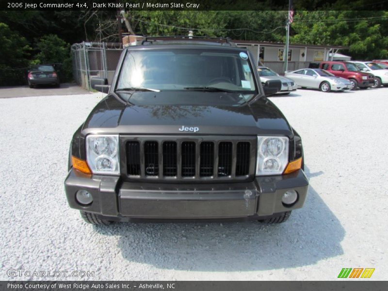 Dark Khaki Pearl / Medium Slate Gray 2006 Jeep Commander 4x4