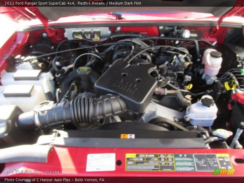 Redfire Metallic / Medium Dark Flint 2011 Ford Ranger Sport SuperCab 4x4