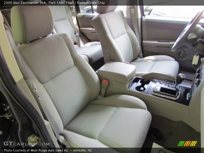 Dark Khaki Pearl / Medium Slate Gray 2006 Jeep Commander 4x4