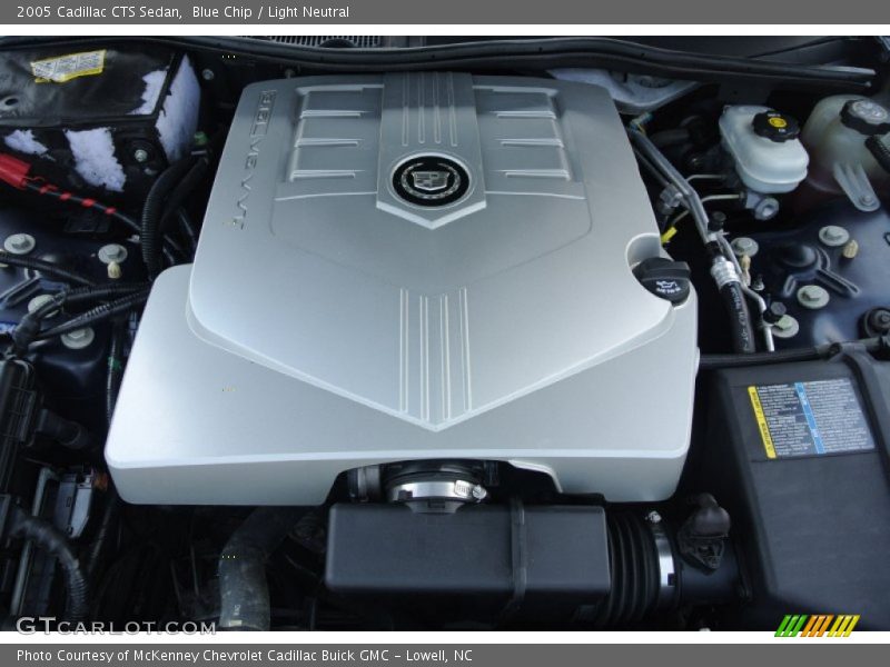 Blue Chip / Light Neutral 2005 Cadillac CTS Sedan