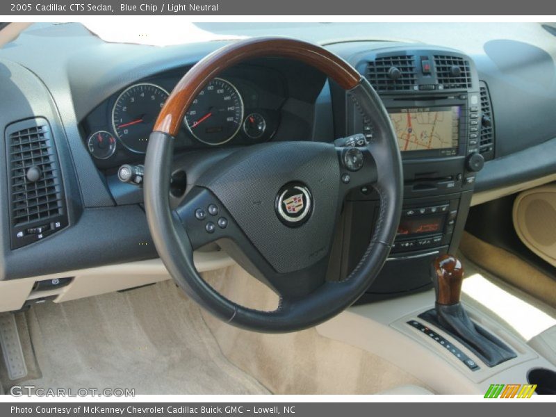 Blue Chip / Light Neutral 2005 Cadillac CTS Sedan
