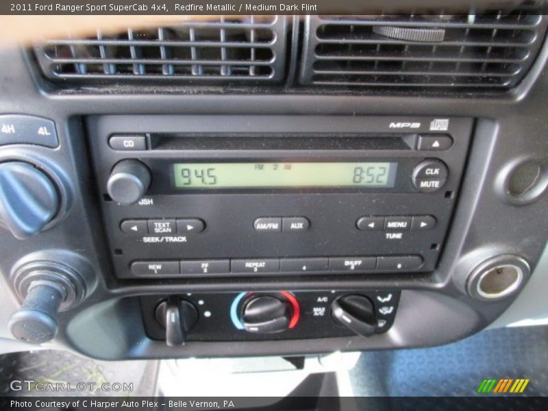 Redfire Metallic / Medium Dark Flint 2011 Ford Ranger Sport SuperCab 4x4