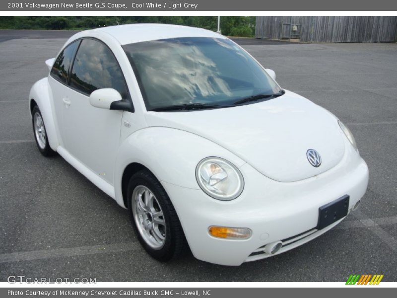 Cool White / Light Grey 2001 Volkswagen New Beetle GLS Coupe