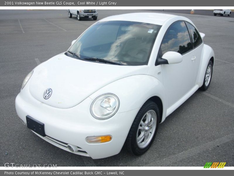 Cool White / Light Grey 2001 Volkswagen New Beetle GLS Coupe