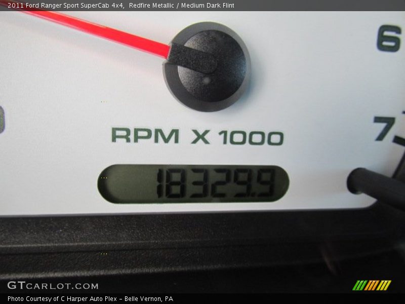 Redfire Metallic / Medium Dark Flint 2011 Ford Ranger Sport SuperCab 4x4