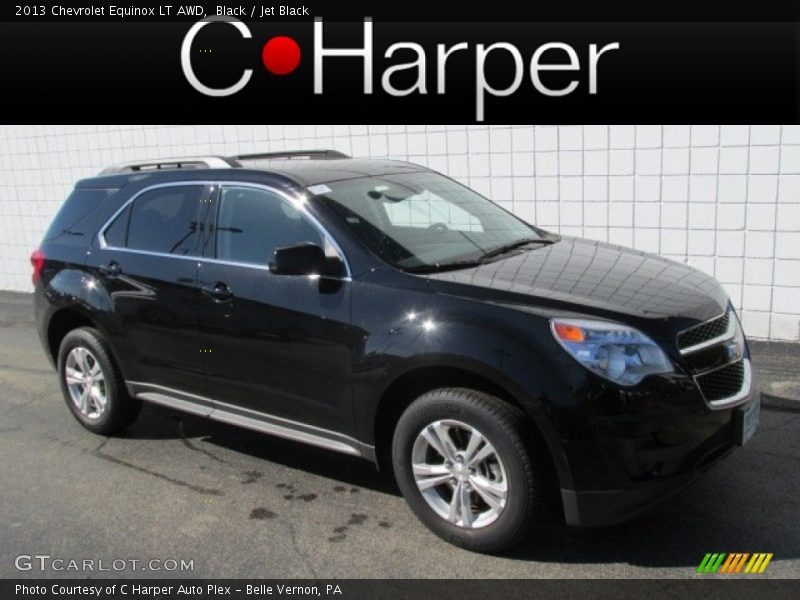 Black / Jet Black 2013 Chevrolet Equinox LT AWD