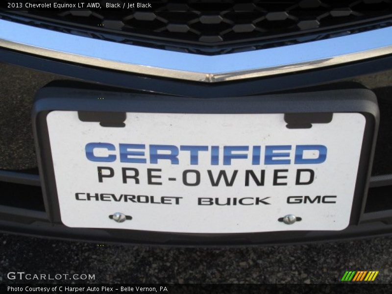 Black / Jet Black 2013 Chevrolet Equinox LT AWD