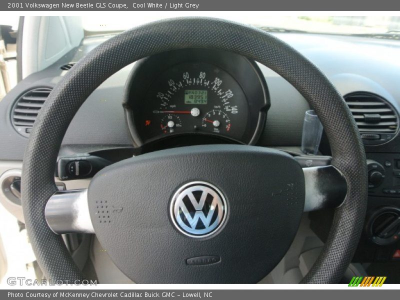 Cool White / Light Grey 2001 Volkswagen New Beetle GLS Coupe