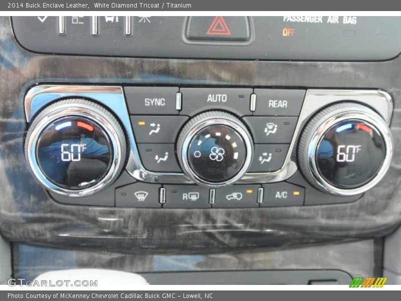 Controls of 2014 Enclave Leather