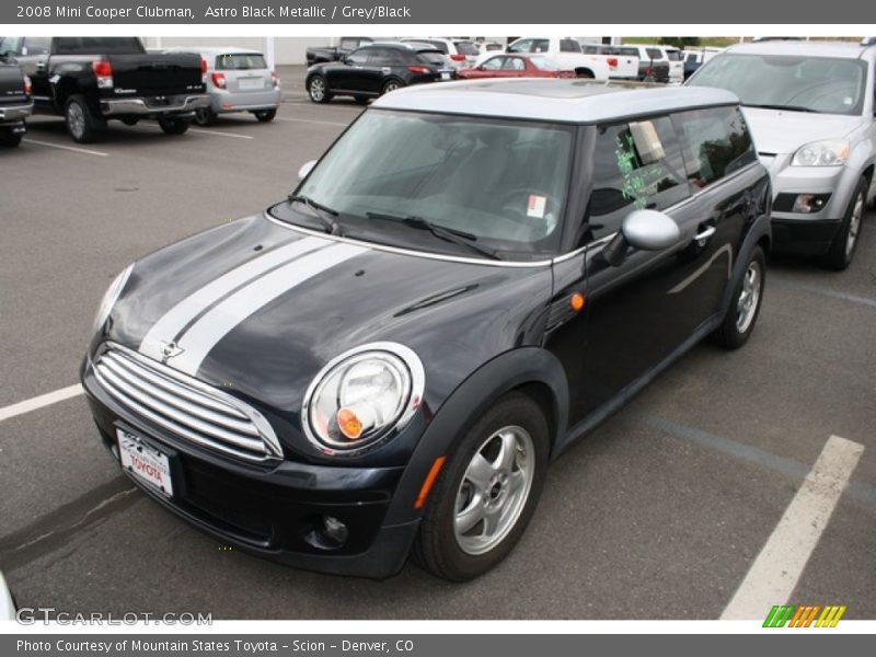 Astro Black Metallic / Grey/Black 2008 Mini Cooper Clubman