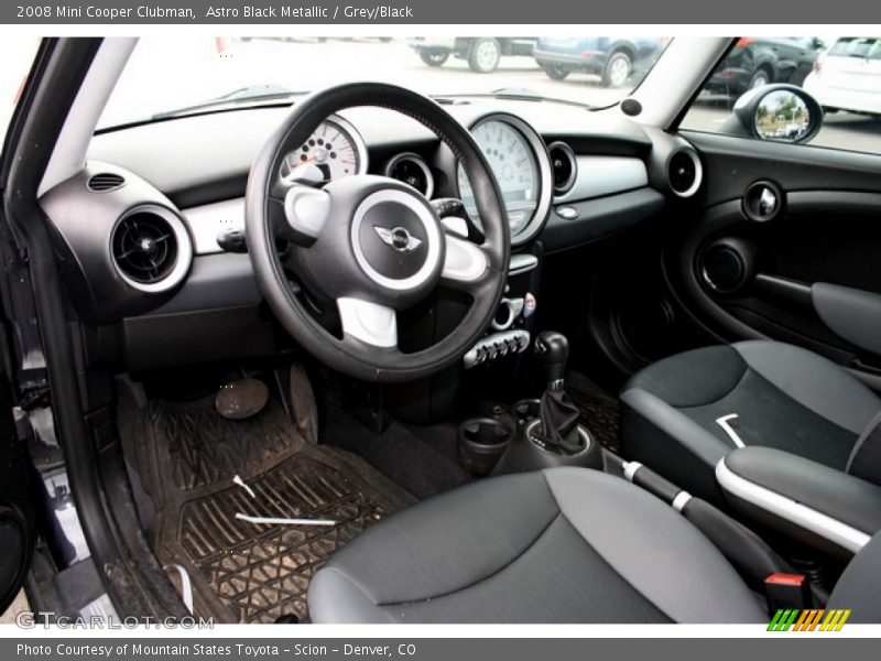 Astro Black Metallic / Grey/Black 2008 Mini Cooper Clubman