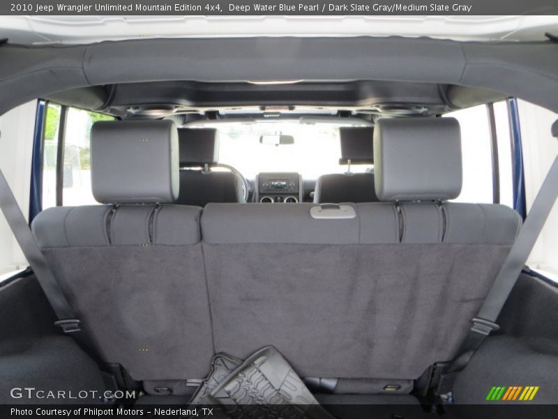 Deep Water Blue Pearl / Dark Slate Gray/Medium Slate Gray 2010 Jeep Wrangler Unlimited Mountain Edition 4x4