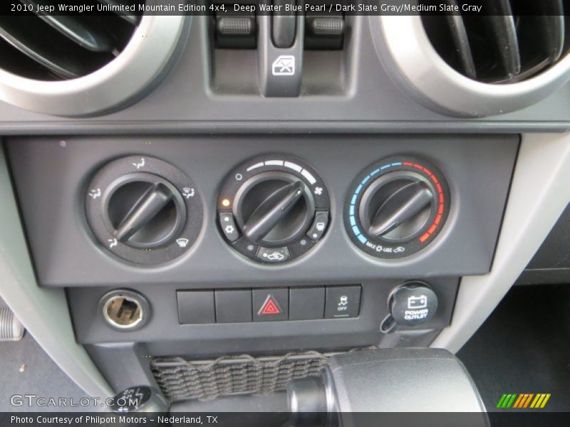 Deep Water Blue Pearl / Dark Slate Gray/Medium Slate Gray 2010 Jeep Wrangler Unlimited Mountain Edition 4x4